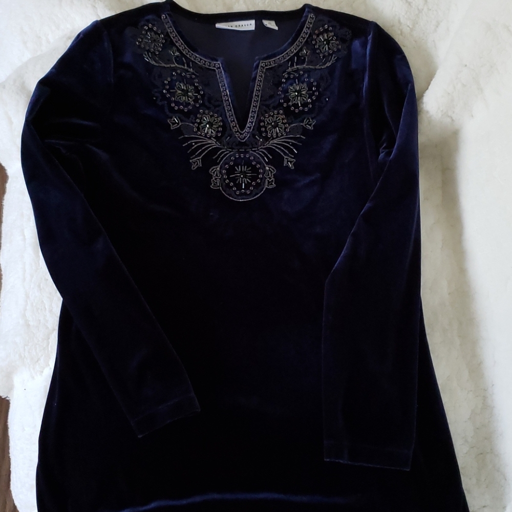 Velvet top - Picture 2 of 3